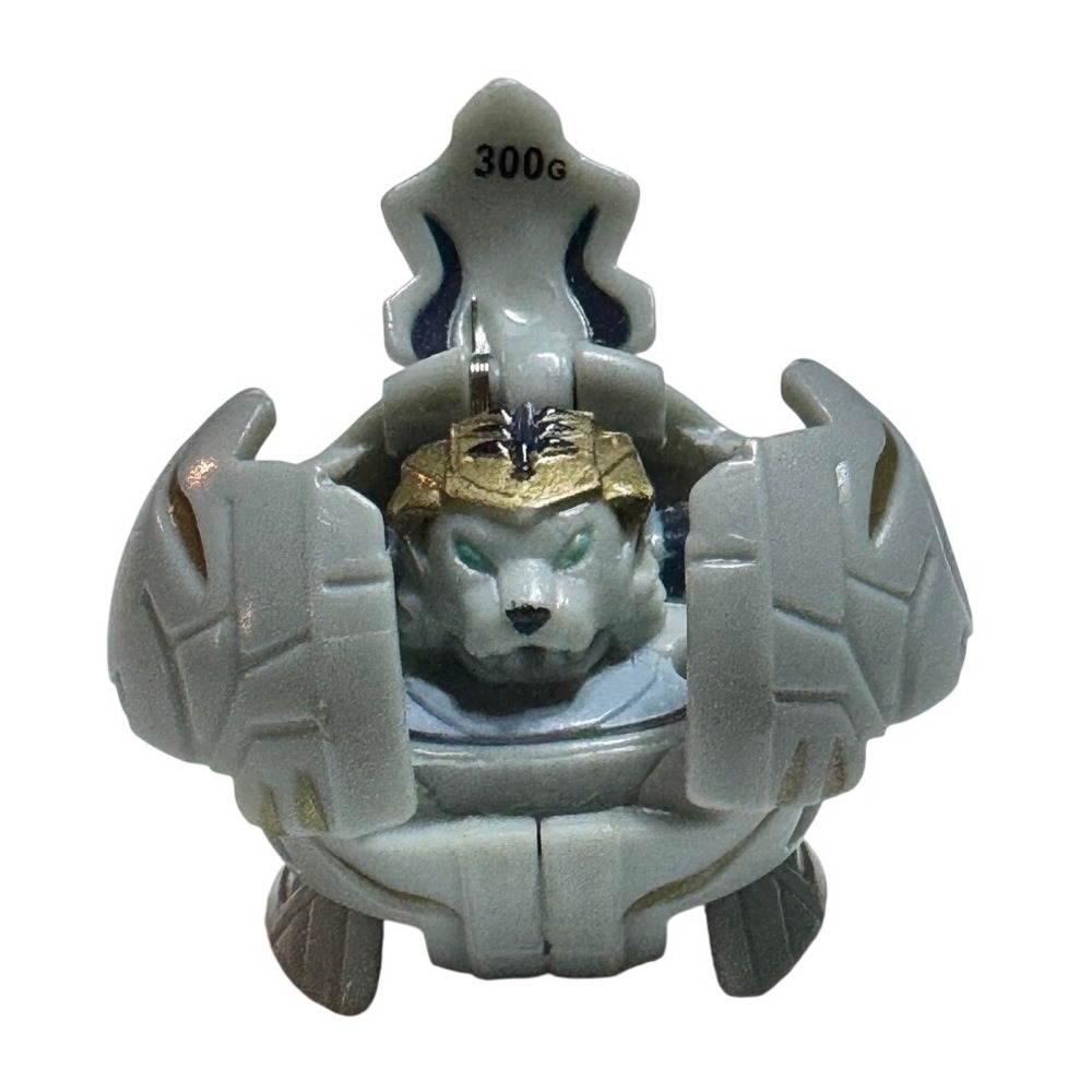 Bakugan Haos Tigrerra 300G Battle Brawlers Kids Toy Plastic White Gold